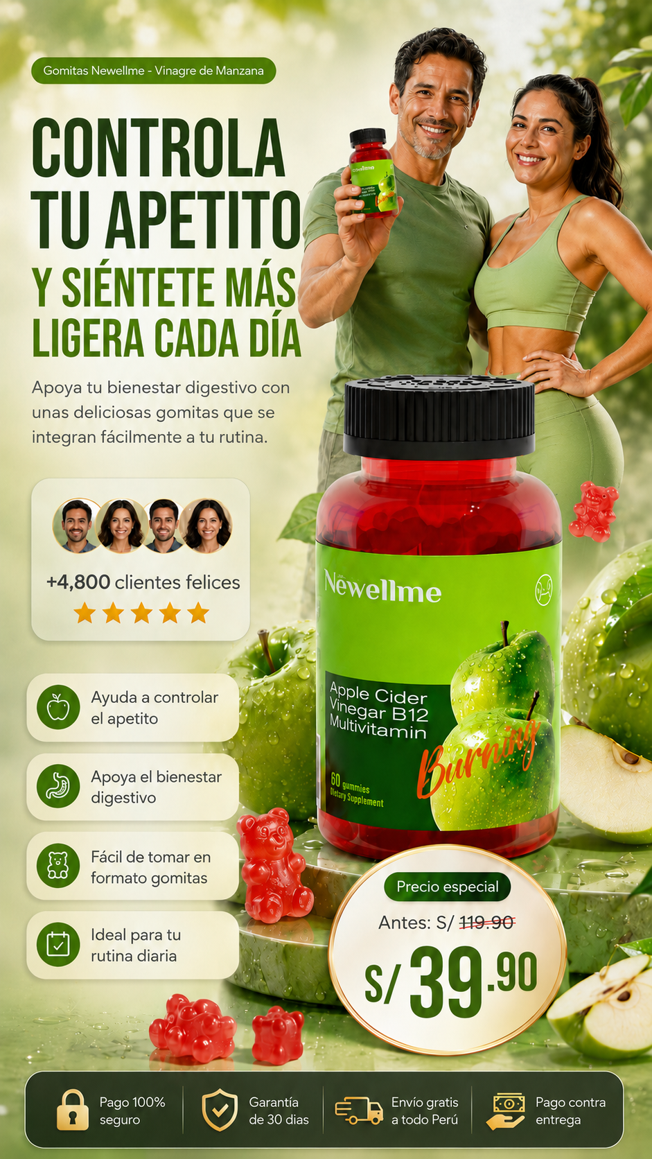 Gomitas Newellme - Vinagre de manzana upsell