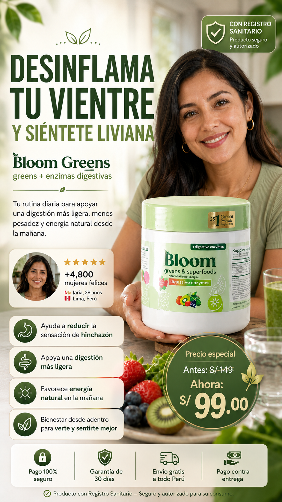 BLOOM DESINFLAMANTE
