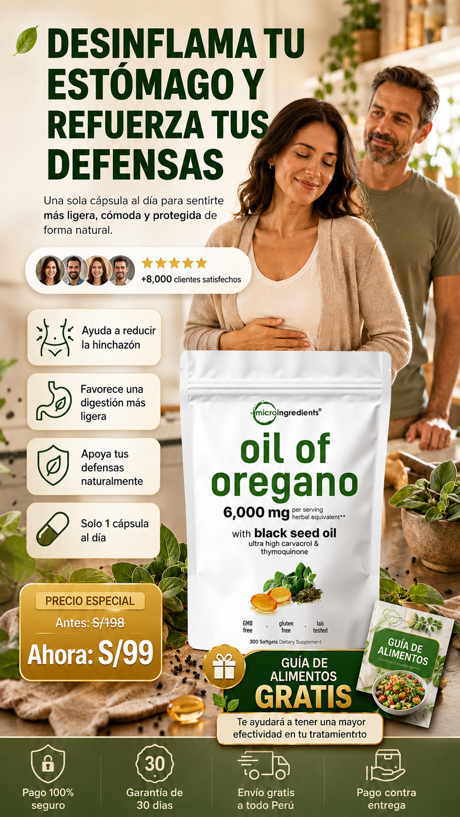 Oregano Vital - DESINFLAMANTE