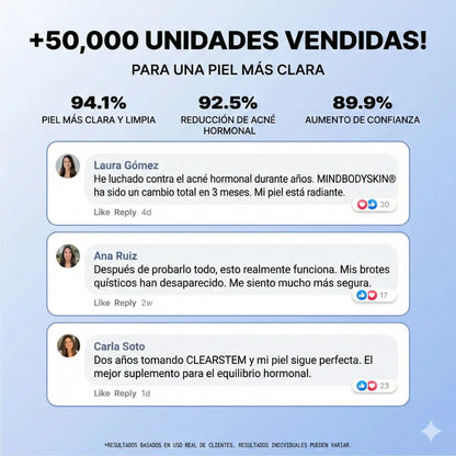 CLEARSTEM - CAPSULA PARA EL ACNE.